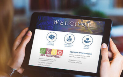 A church website broadcasts your message globally.